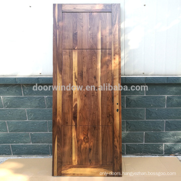 Order from china direct main door frame designs natural color black walnut hinged door import from China